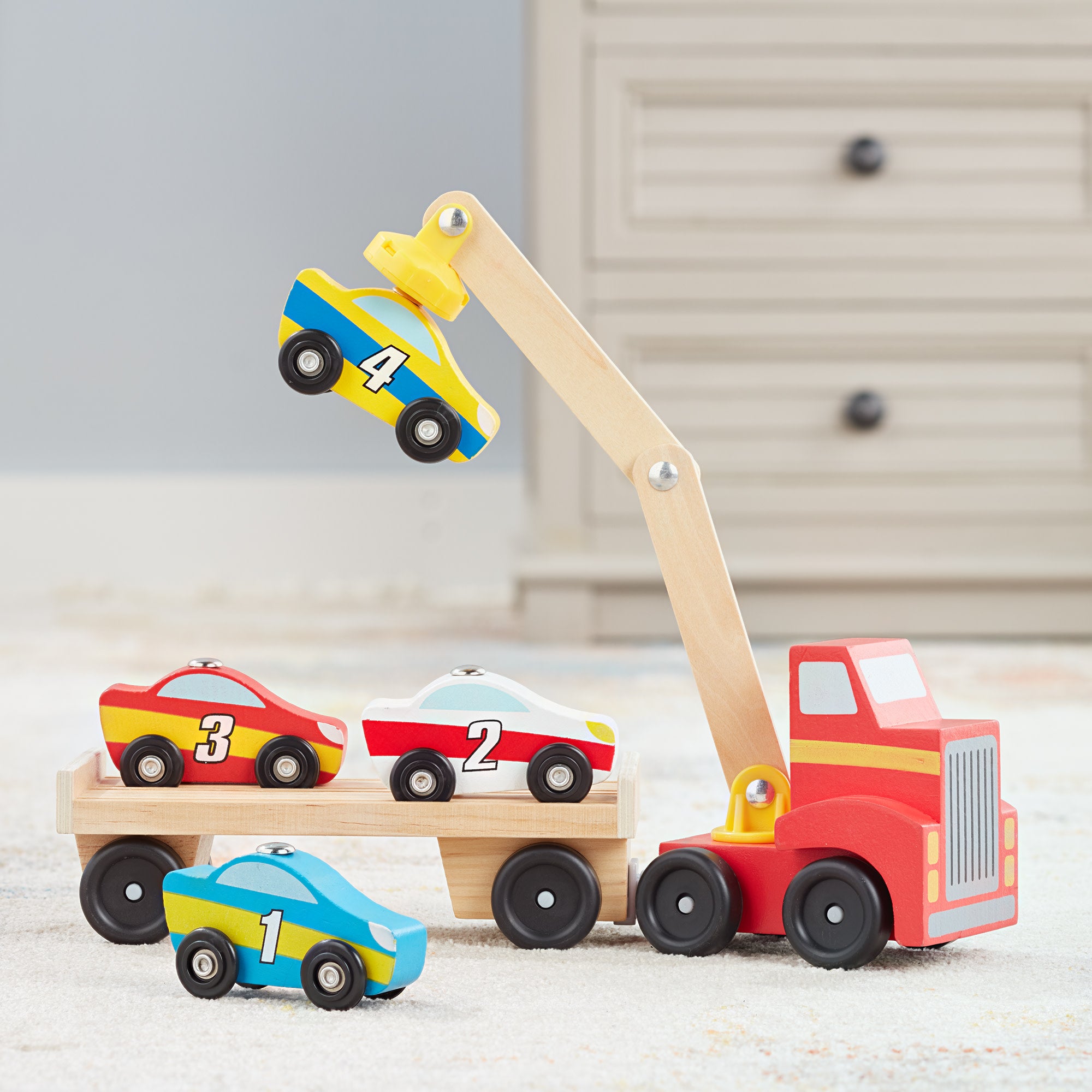 Melissa & Doug Magnetic Car Loader - Image 9