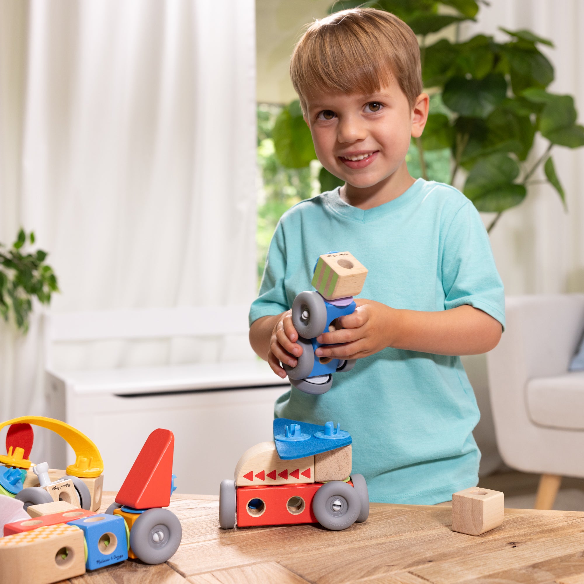 Melissa & Doug Blockables? All Around Town Gift Bundle - Image 4