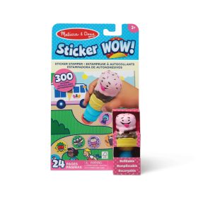 Melissa & Doug Sticker WOW!? Activity Pad & Sticker Stamper - Ice Cream
