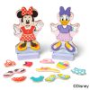 Melissa & Doug Disney Minnie & Daisy Deluxe Wooden Magnetic Dress-Up