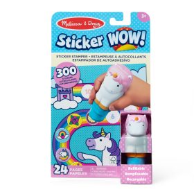 Melissa & Doug Sticker WOW!? Activity Pad & Sticker Stamper - Unicorn