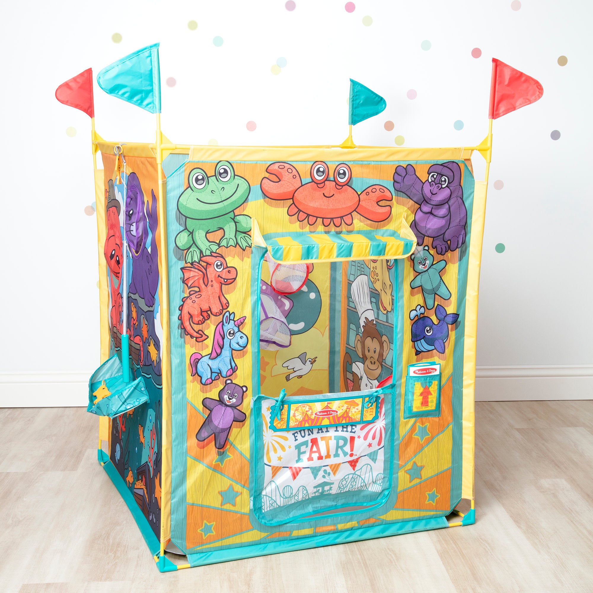 Melissa & Doug Fun at the Fair! Game Center Play Tent - Image 9