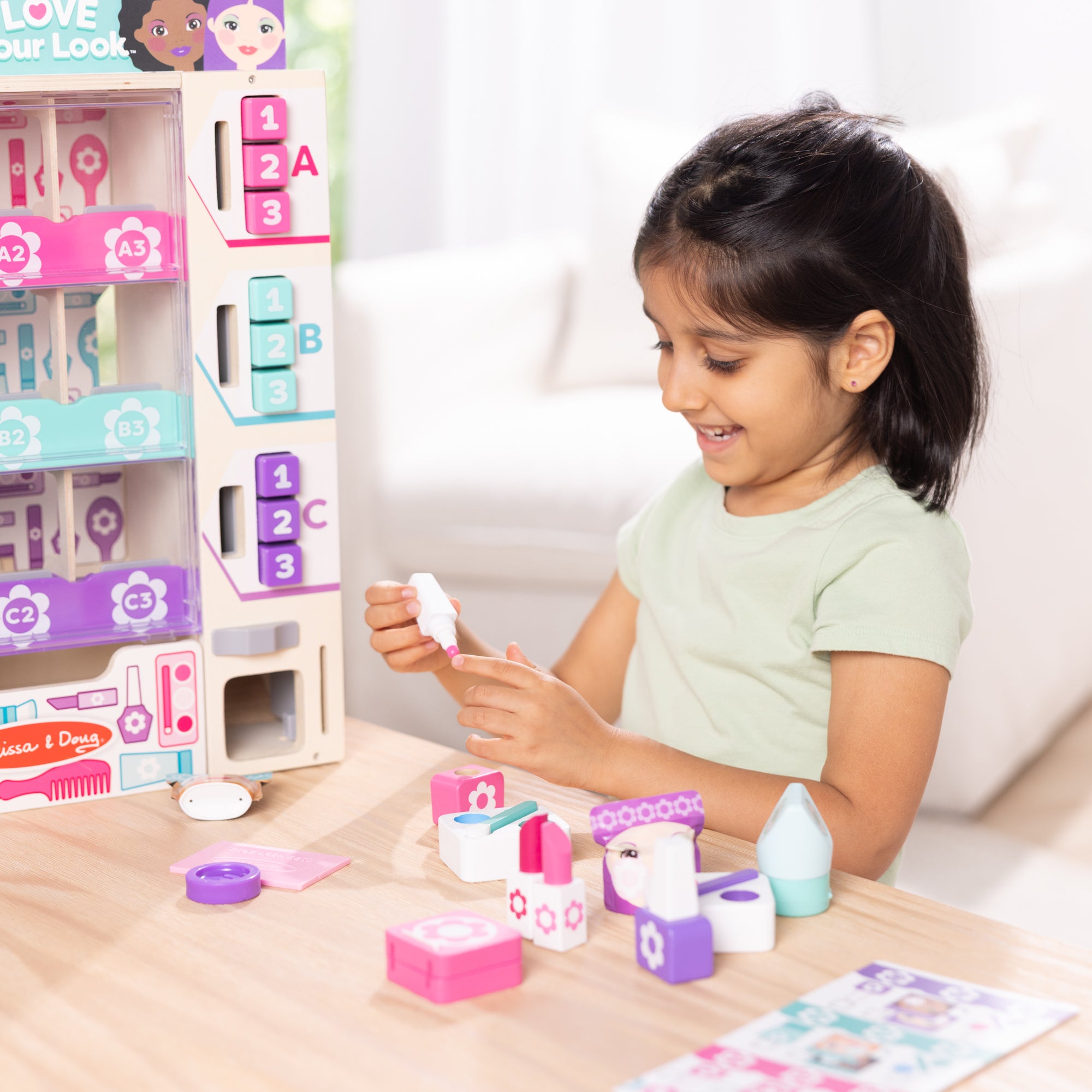 Melissa & Doug Sort, Stock, Select Beauty Kiosk Play Set - Image 8