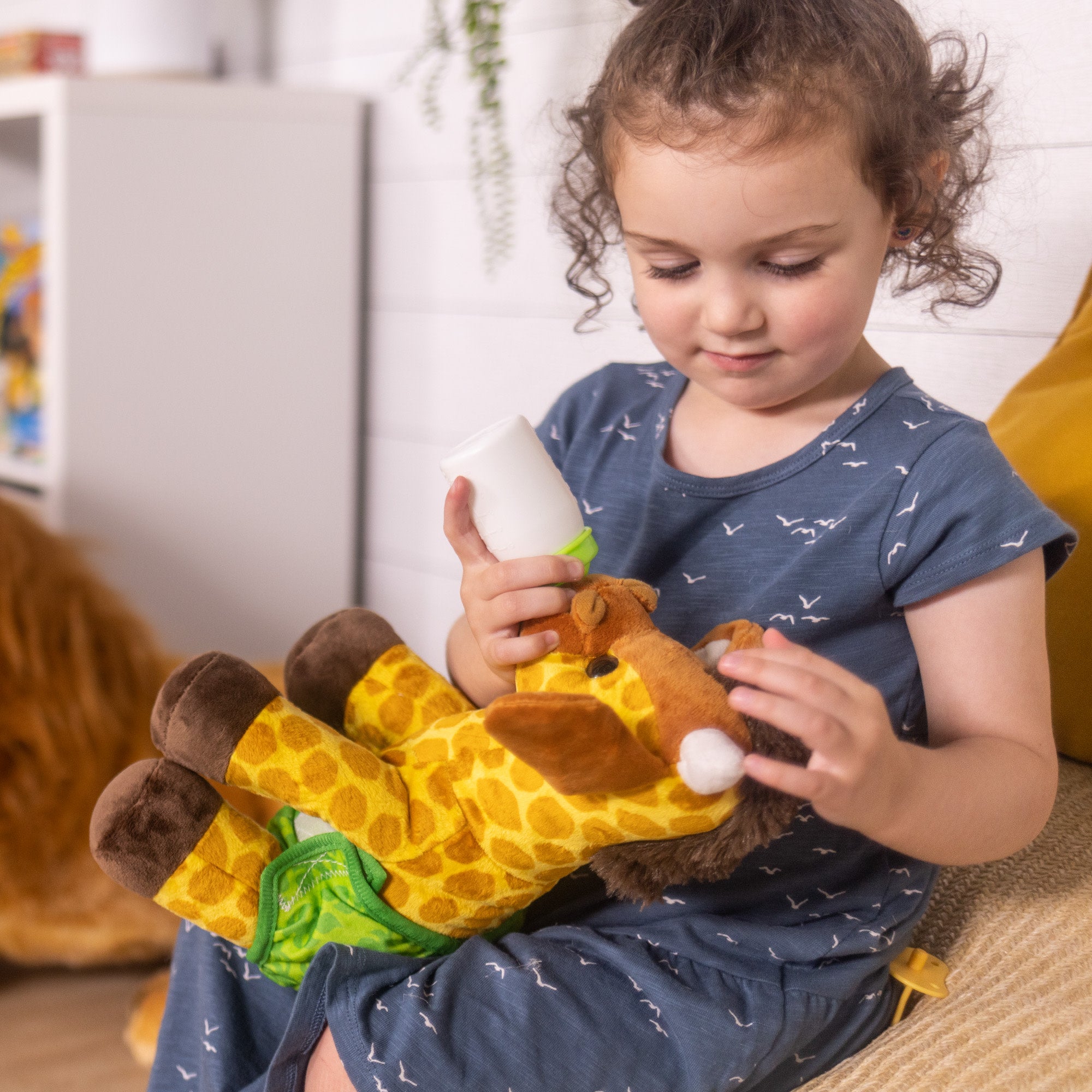 Melissa & Doug Baby Giraffe Stuffed Animal - Image 7