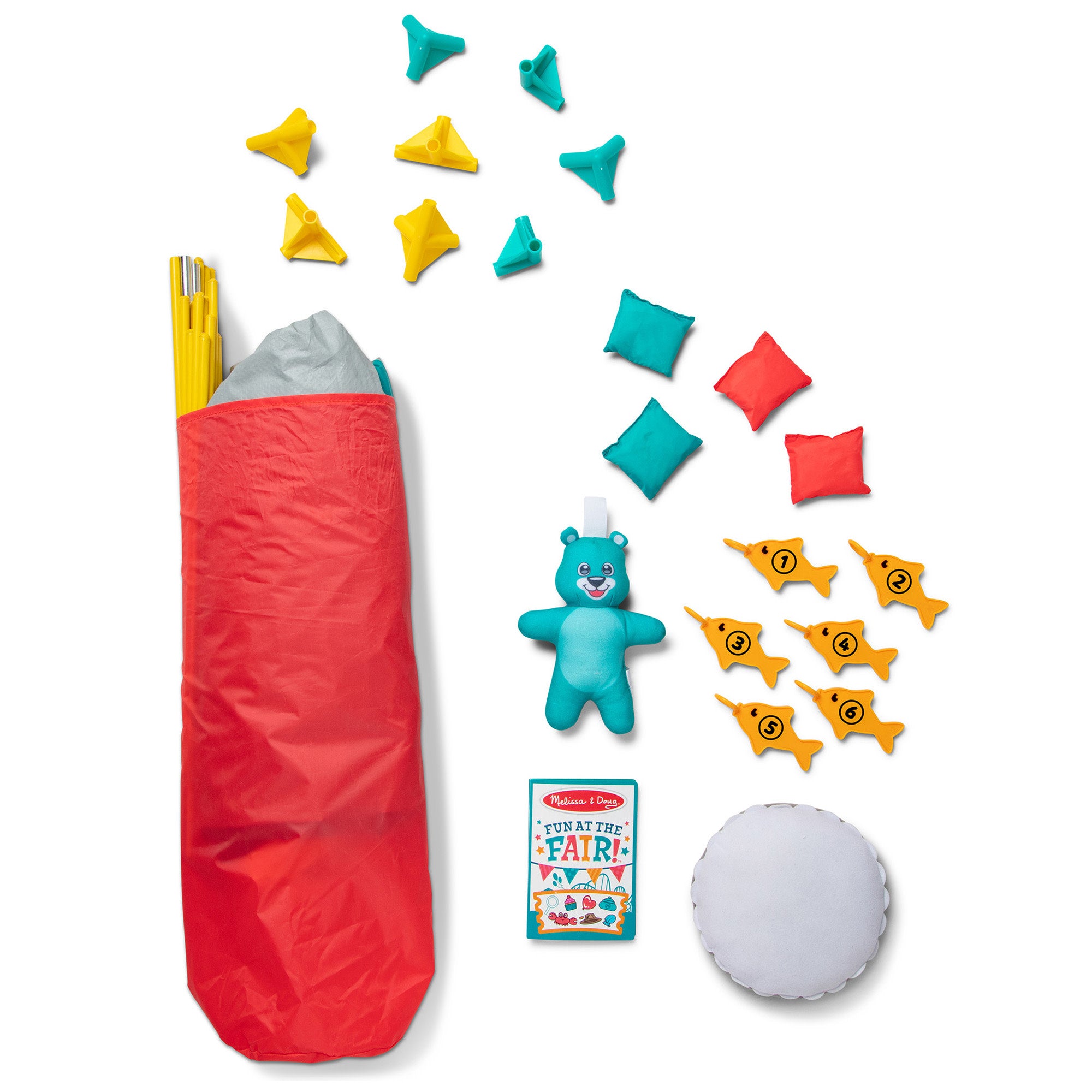Melissa & Doug Fun at the Fair! Game Center Play Tent - Image 4