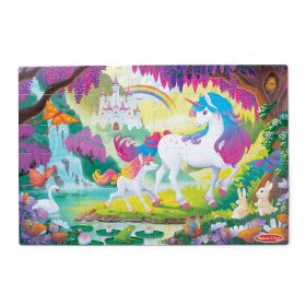 Melissa & Doug Glow-in-the-Dark Unicorn Floor Puzzle - 48 Pieces
