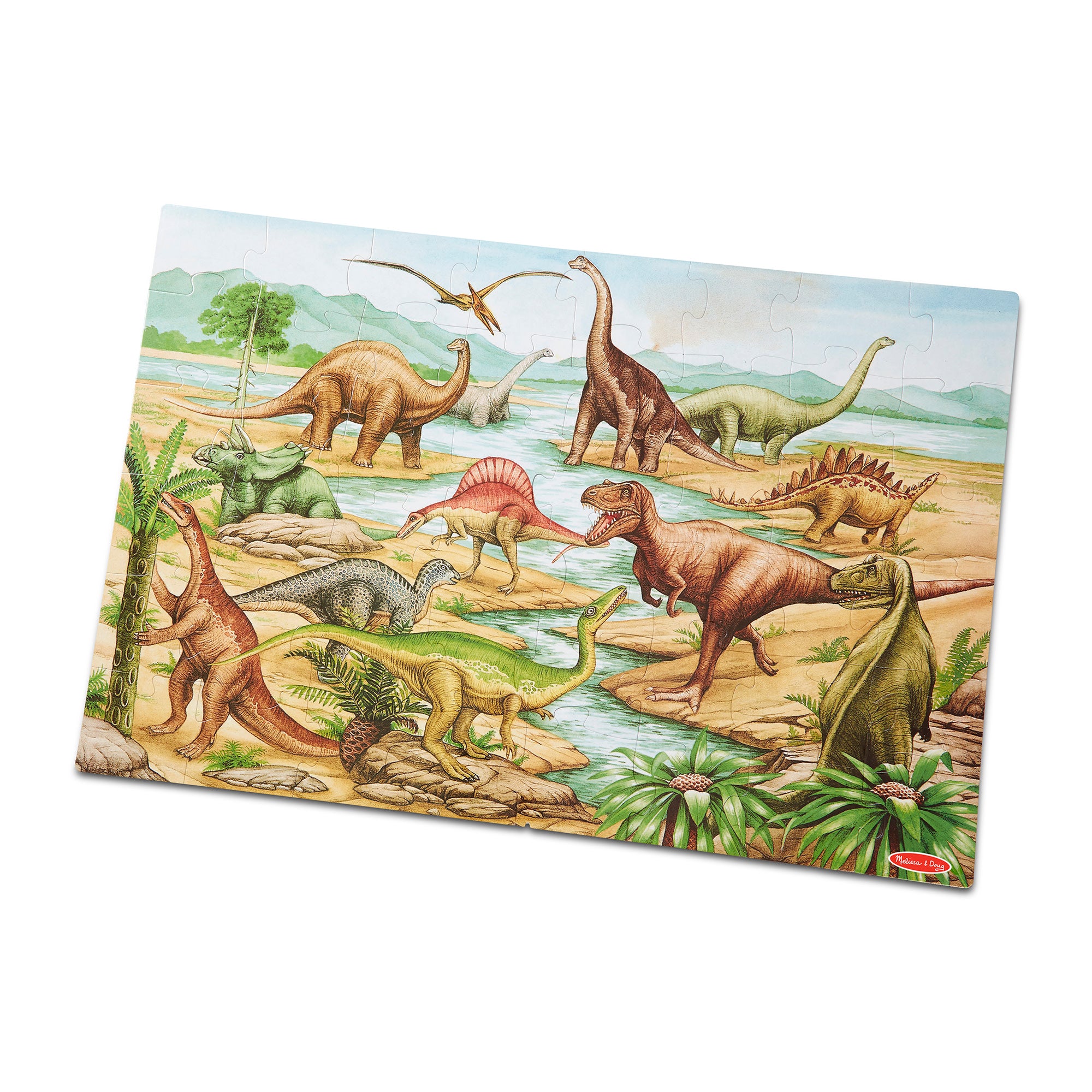 Melissa & Doug Dinosaurs Floor Puzzle - 48 Pieces - Image 8