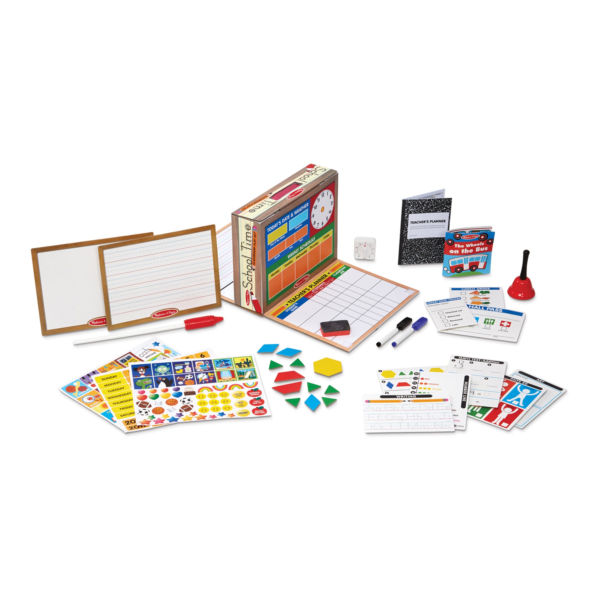 Melissa & Doug School Time! Classroom Play Set - Image 3