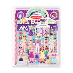Melissa & Doug Puffy Sticker Activity Book - Day of Glamour