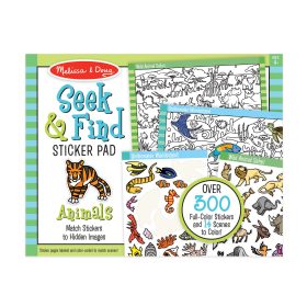 Melissa & Doug Seek & Find Sticker Pad ?C Animals