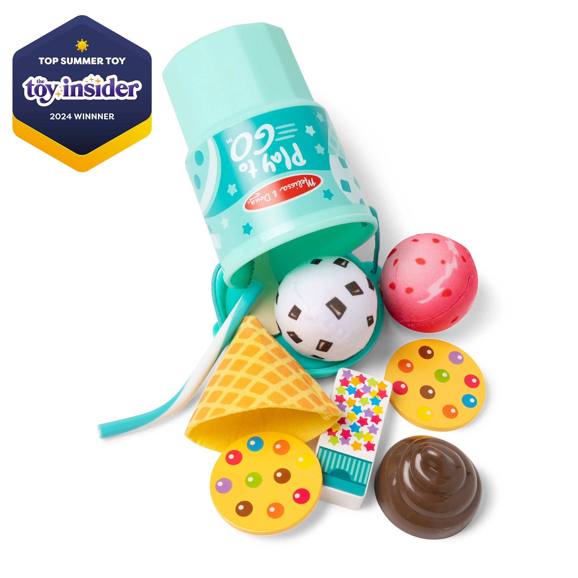Melissa & Doug Play to Go Ice Cream Play Set - Image 5