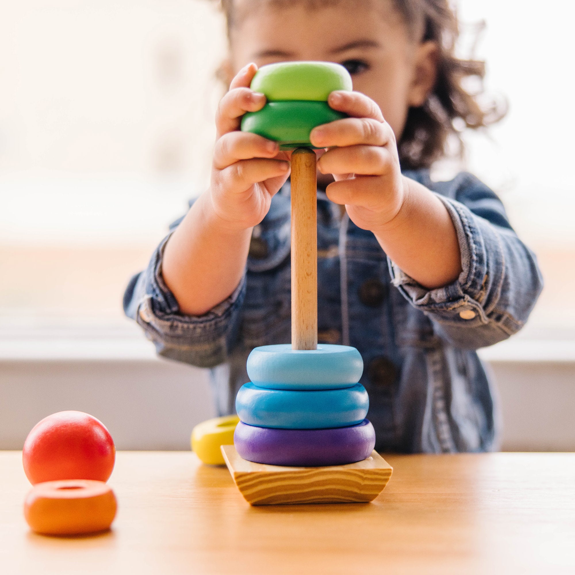 Melissa & Doug Rainbow Stacker - Image 6