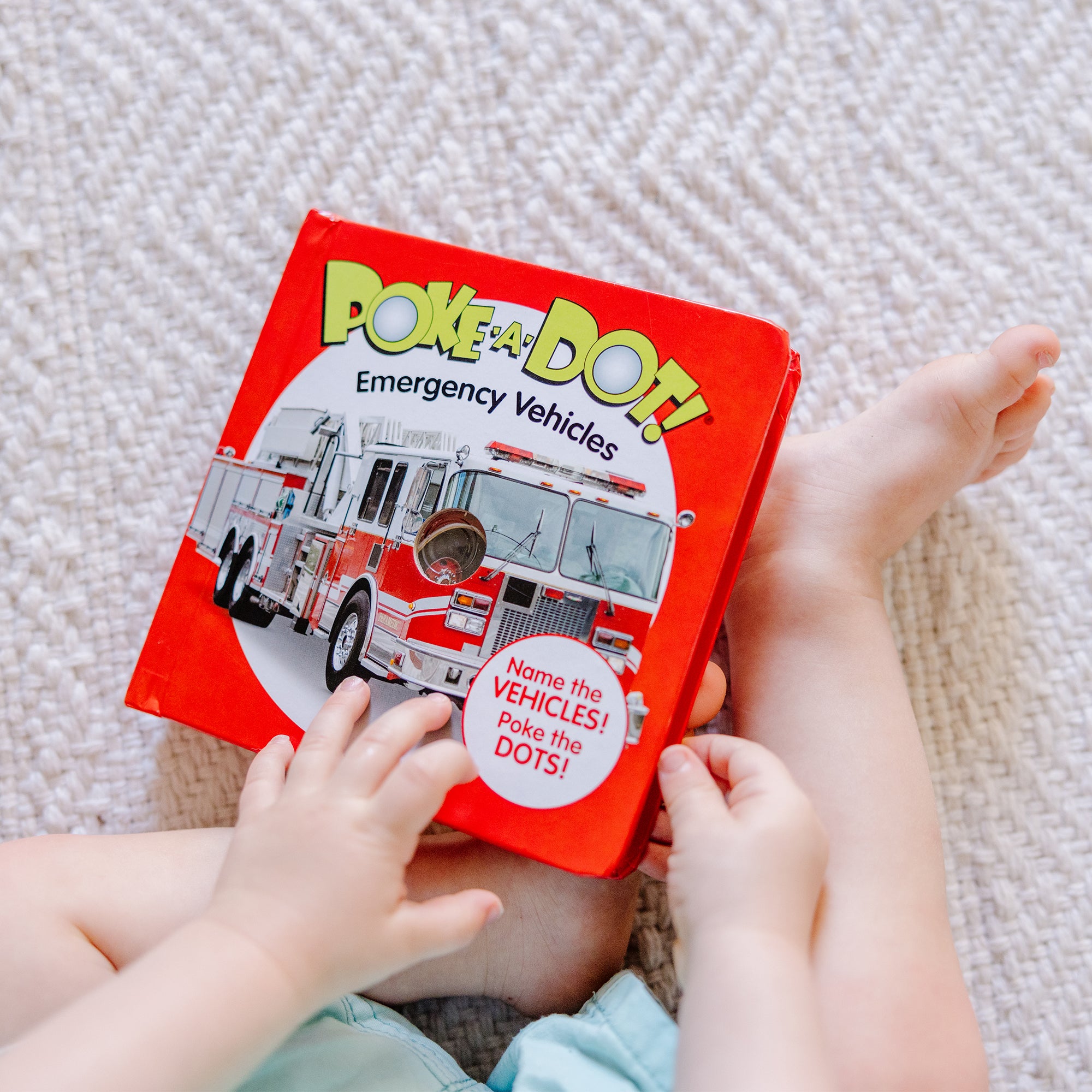 Melissa & Doug Poke-a-Dot: Emergency Vehicles Board Book - Image 10