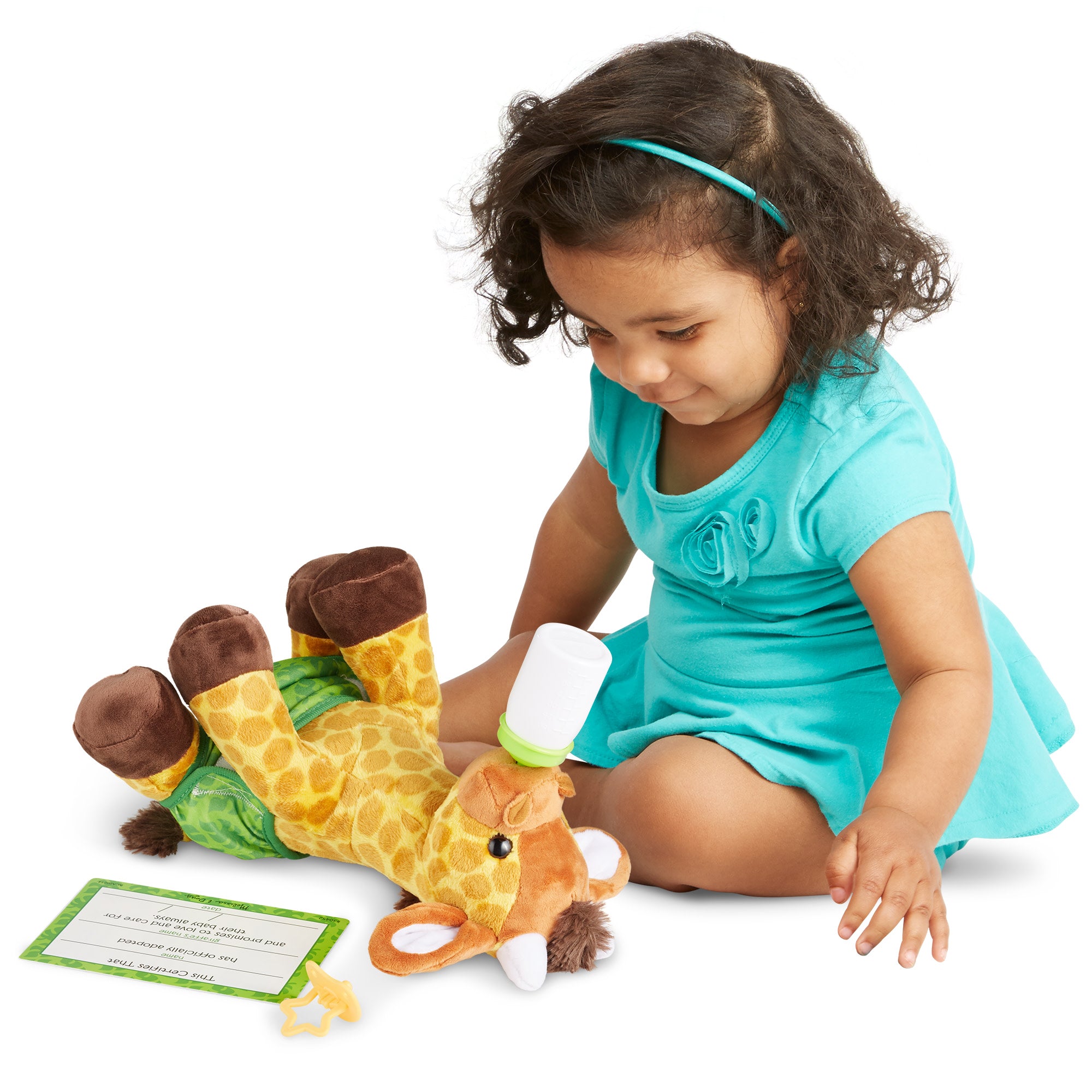 Melissa & Doug Baby Giraffe Stuffed Animal - Image 8
