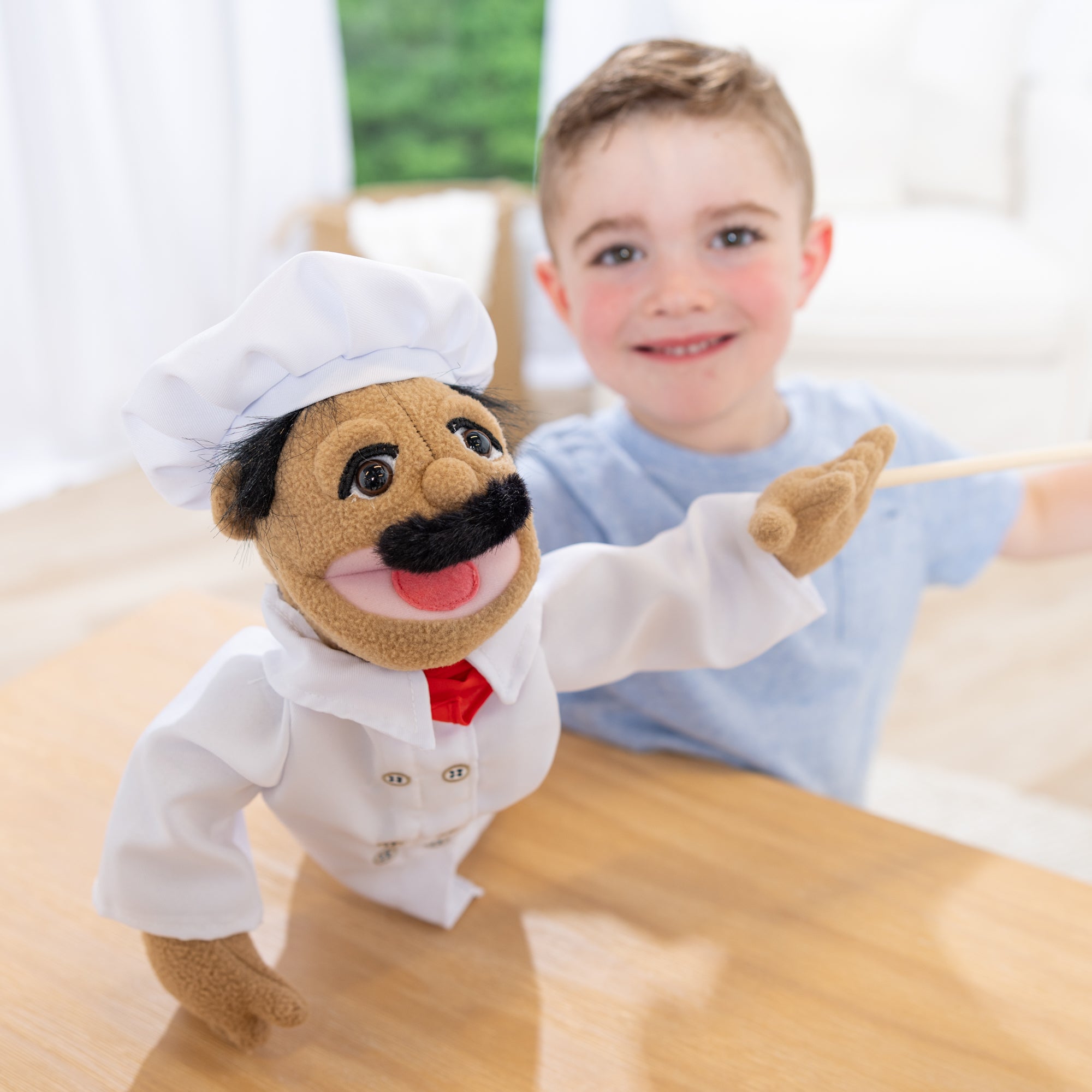 Melissa & Doug Chef Puppet ?C Al Dente - Image 2