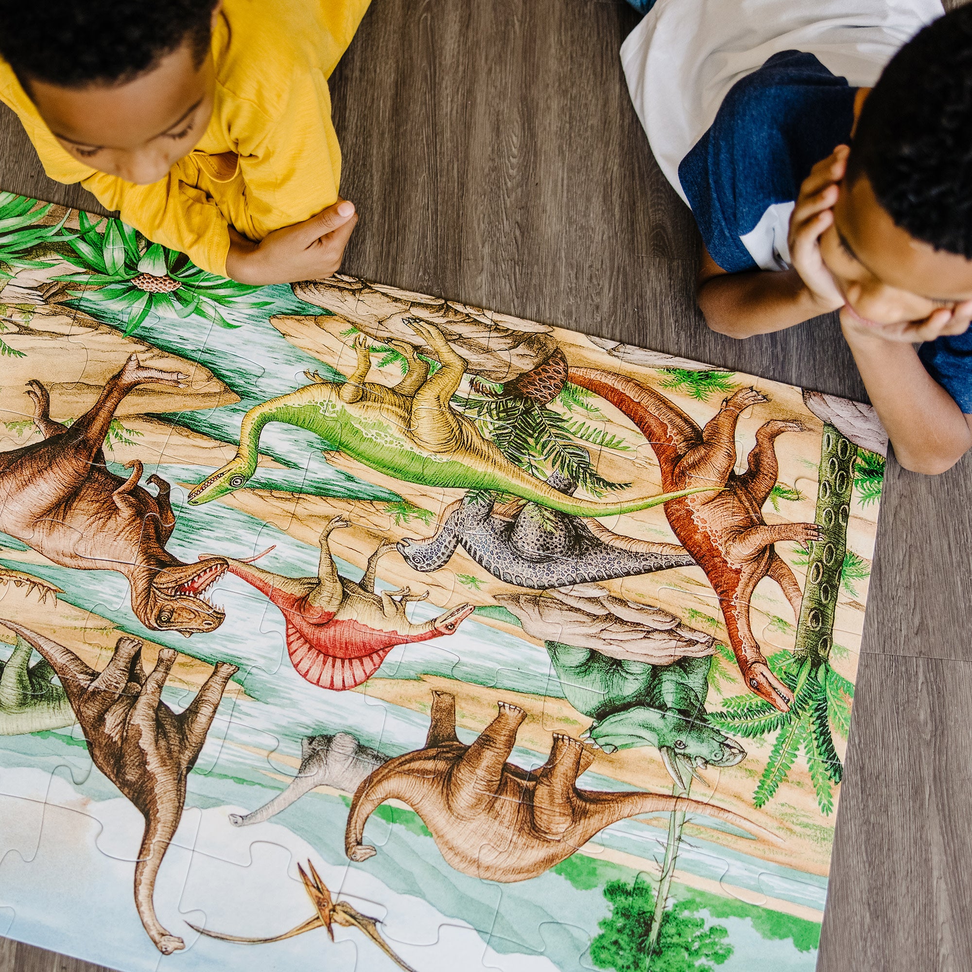 Melissa & Doug Dinosaurs Floor Puzzle - 48 Pieces - Image 7