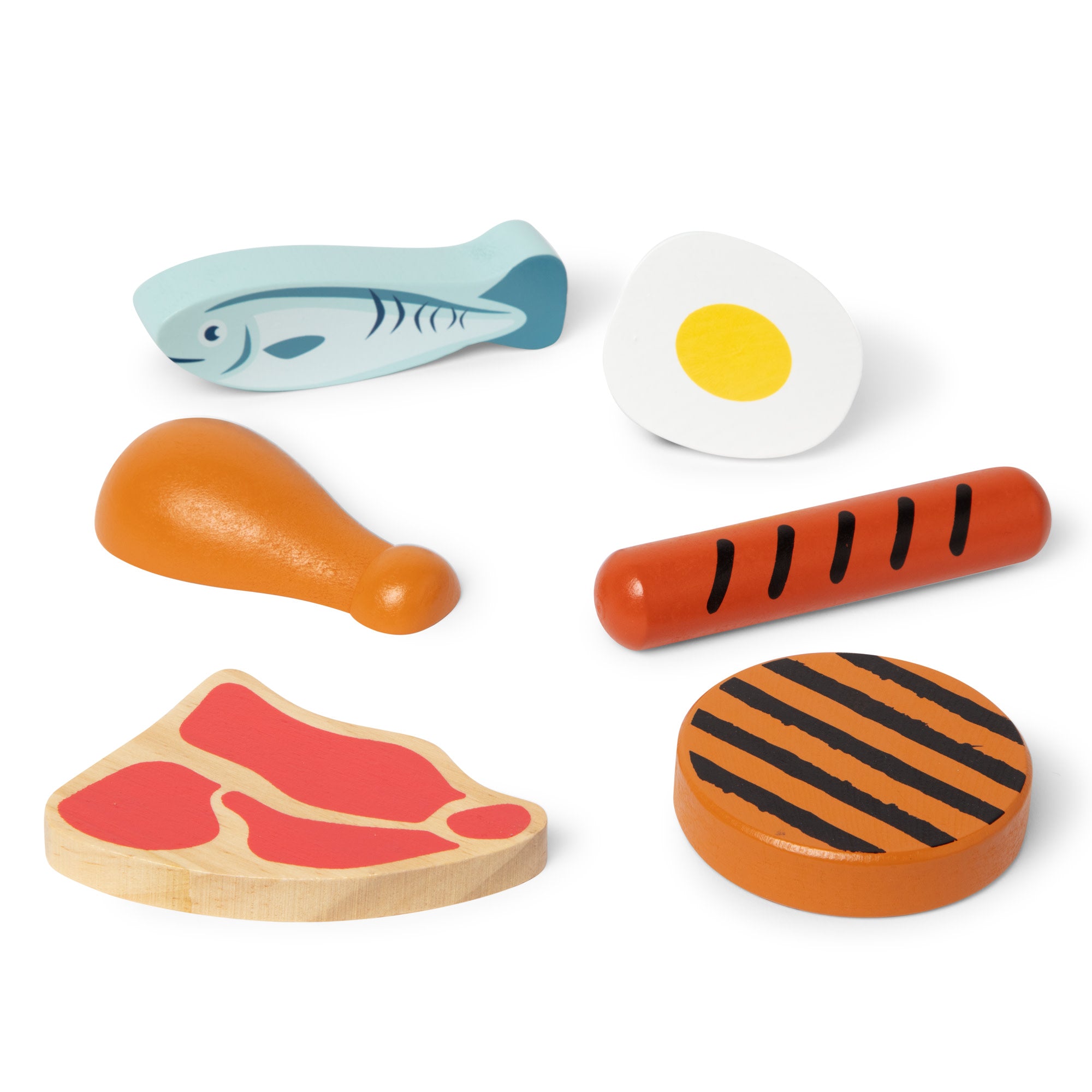 Melissa & Doug Wooden Food Groups Play Set - Protein - Image 3