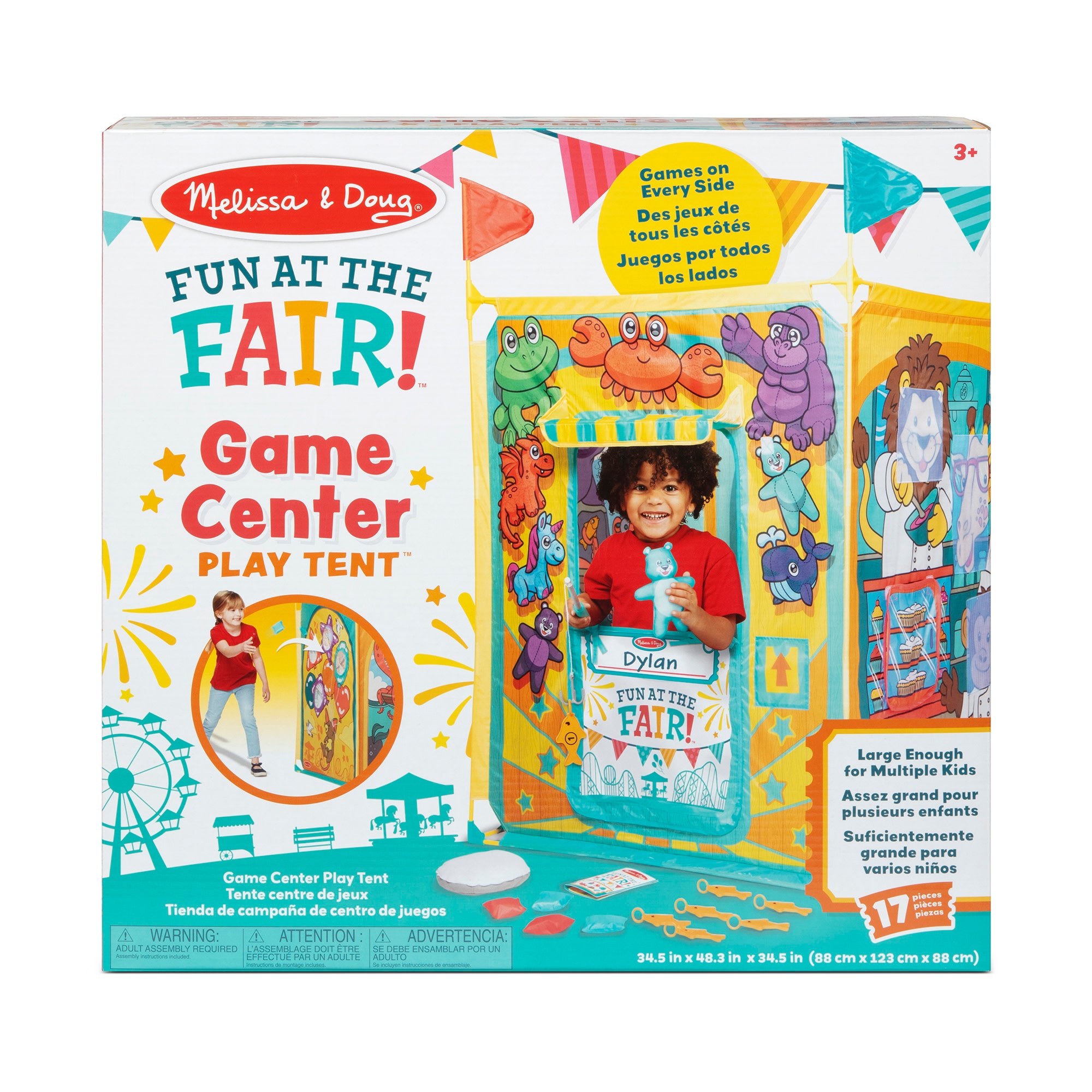 Melissa & Doug Fun at the Fair! Game Center Play Tent - Image 3