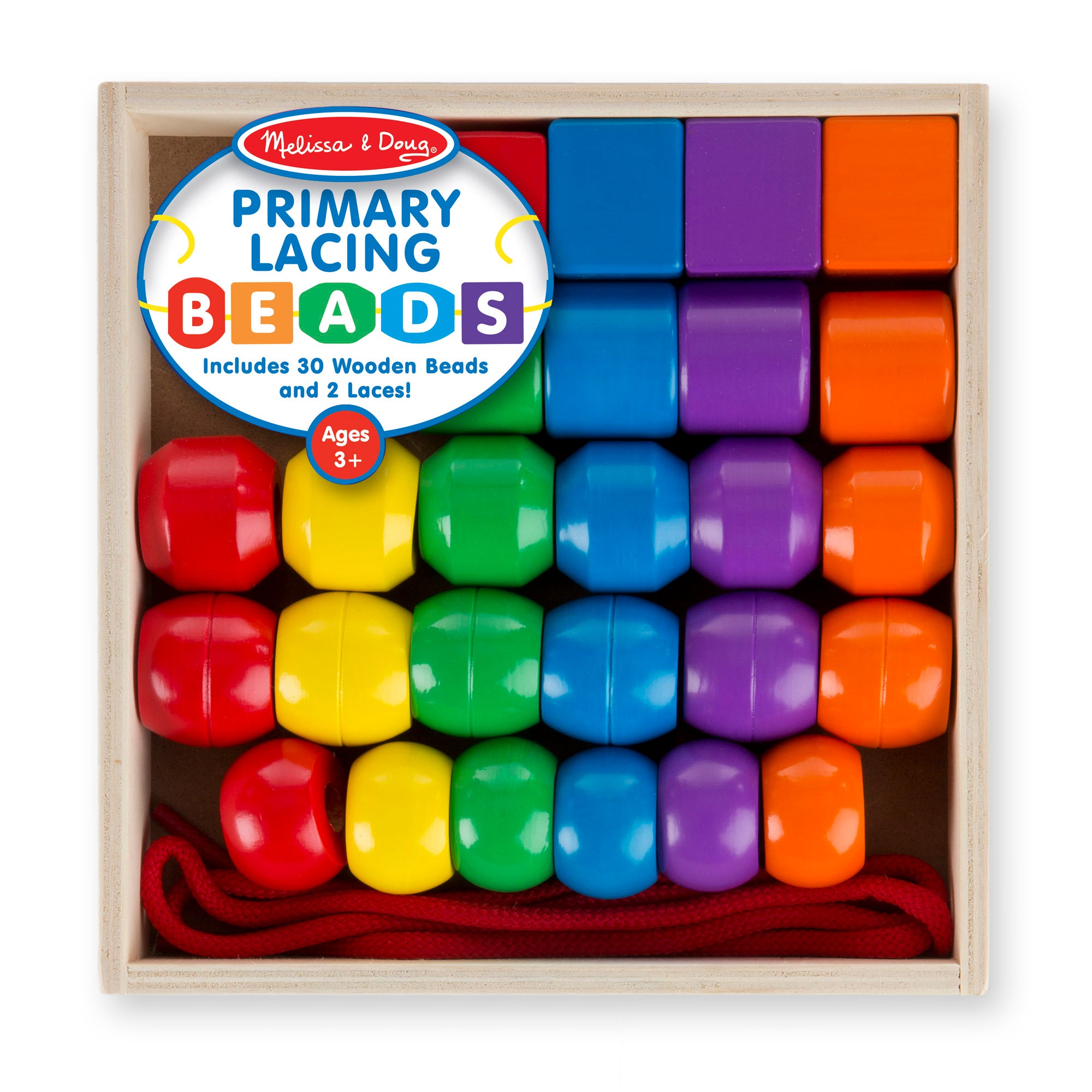 Melissa & Doug Primary Lacing Beads - Image 3