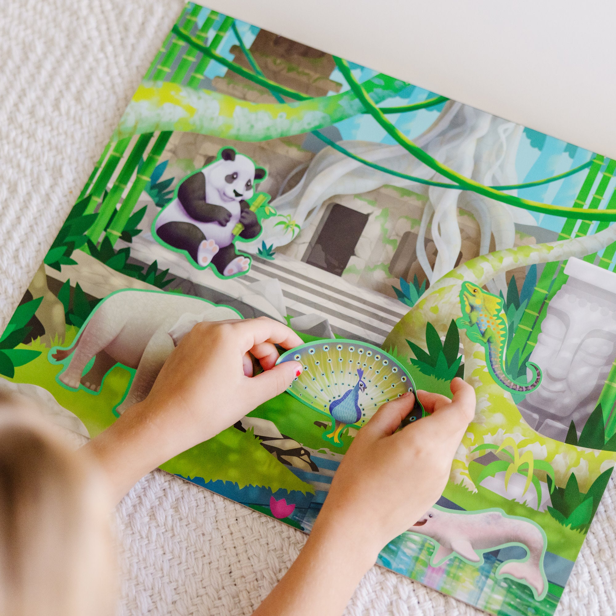 Melissa & Doug Reusable Sticker Pad - Jungle and Savanna - Image 3