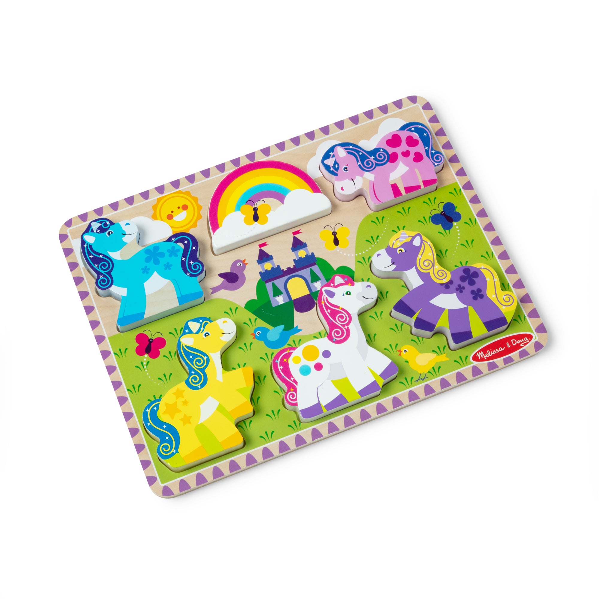 Melissa & Doug Unicorn Chunky Puzzle ?C 6 Pieces - Image 4