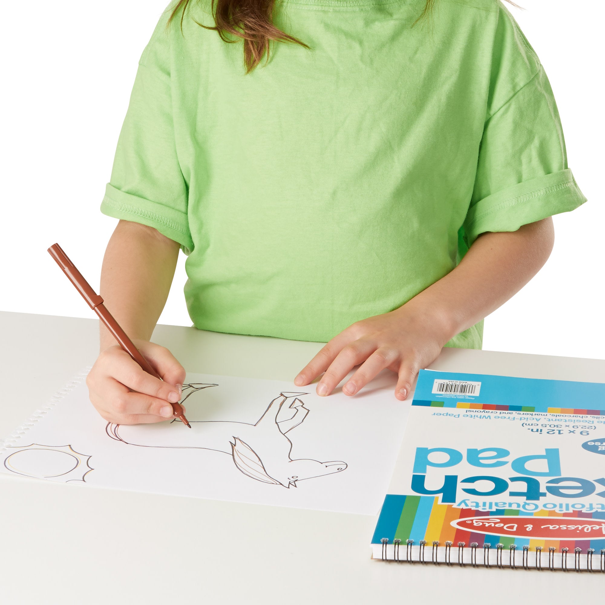 Melissa & Doug Sketch Pad 2-Pack (9-Inch x 12-Inch) - Image 8