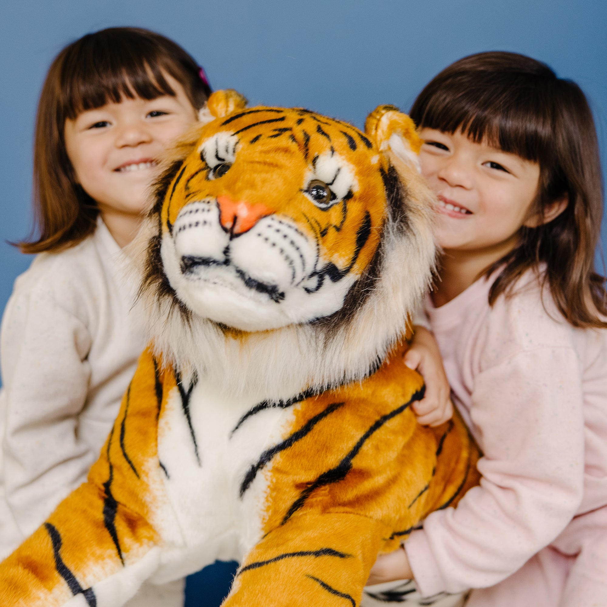 Melissa & Doug Tiger Lifelike Plush Stuffed Animal - Image 10