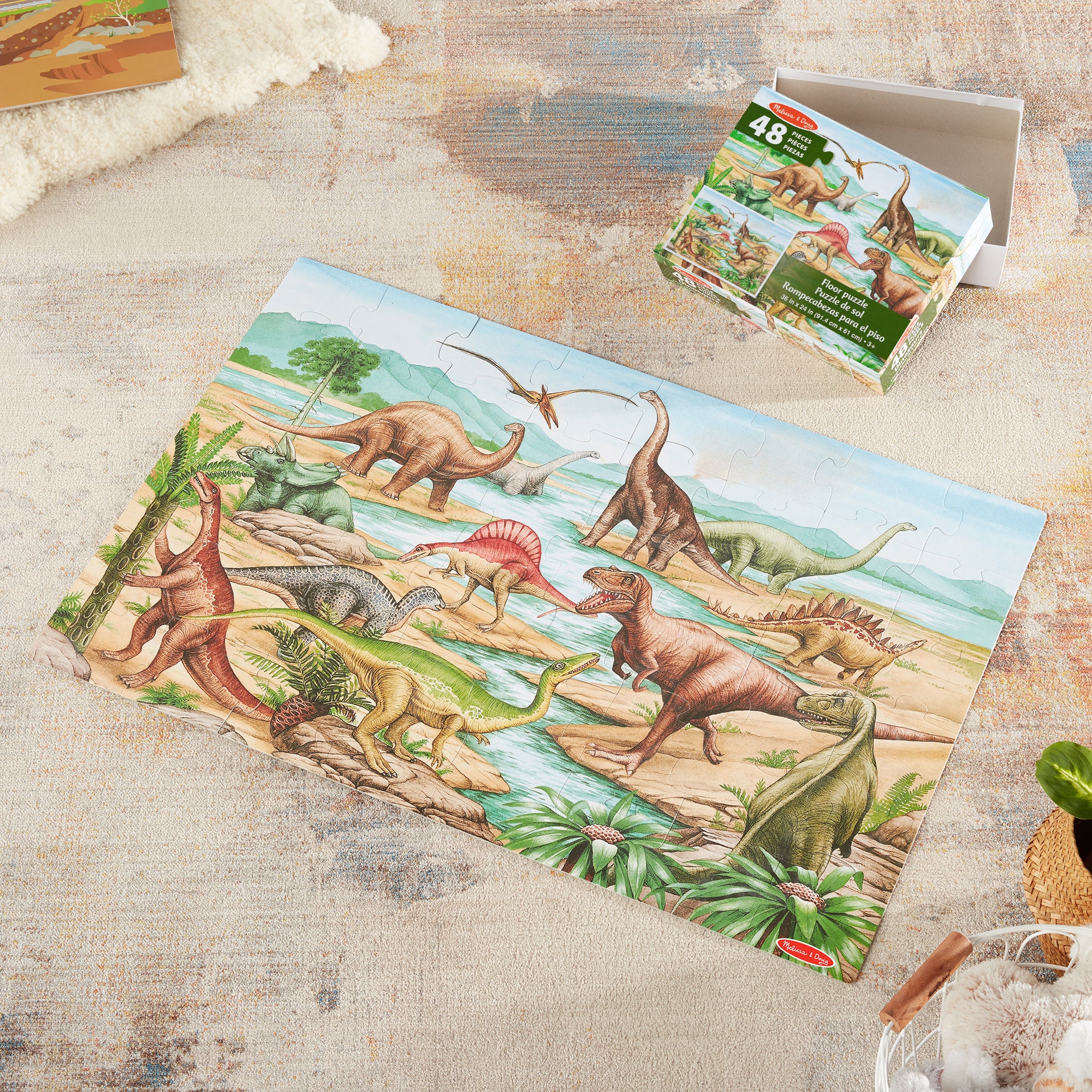 Melissa & Doug Dinosaurs Floor Puzzle - 48 Pieces - Image 9