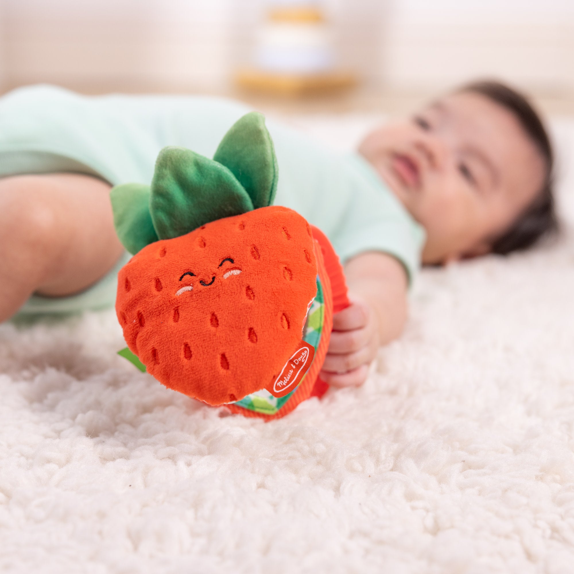Melissa & Doug Peek-a-Boo Berry Take-Along Toy - Image 2