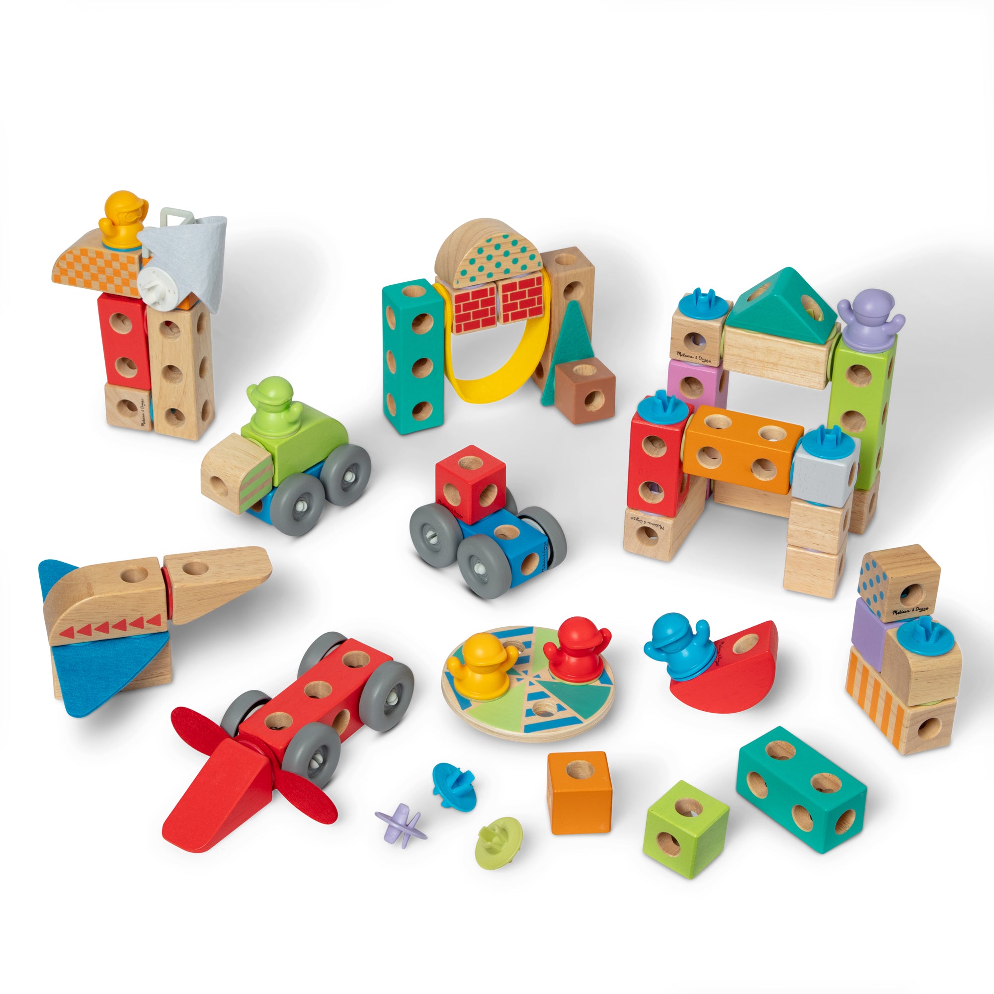 Melissa & Doug Blockables? All Around Town Gift Bundle - Image 2