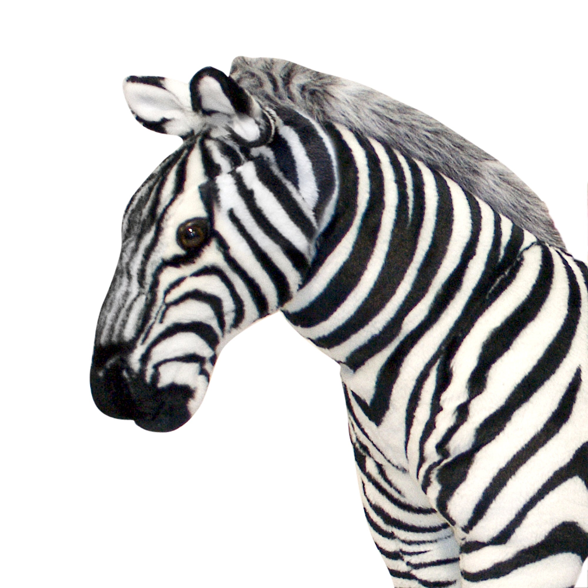 Melissa & Doug Zebra Lifelike Plush Stuffed Animal - Image 6