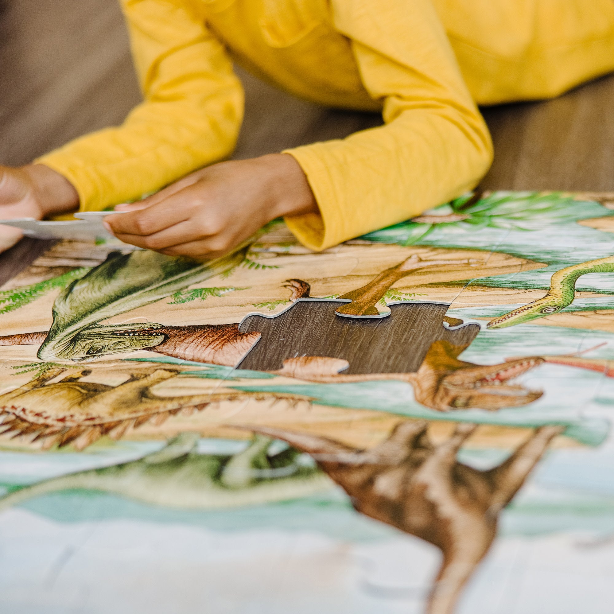 Melissa & Doug Dinosaurs Floor Puzzle - 48 Pieces - Image 5