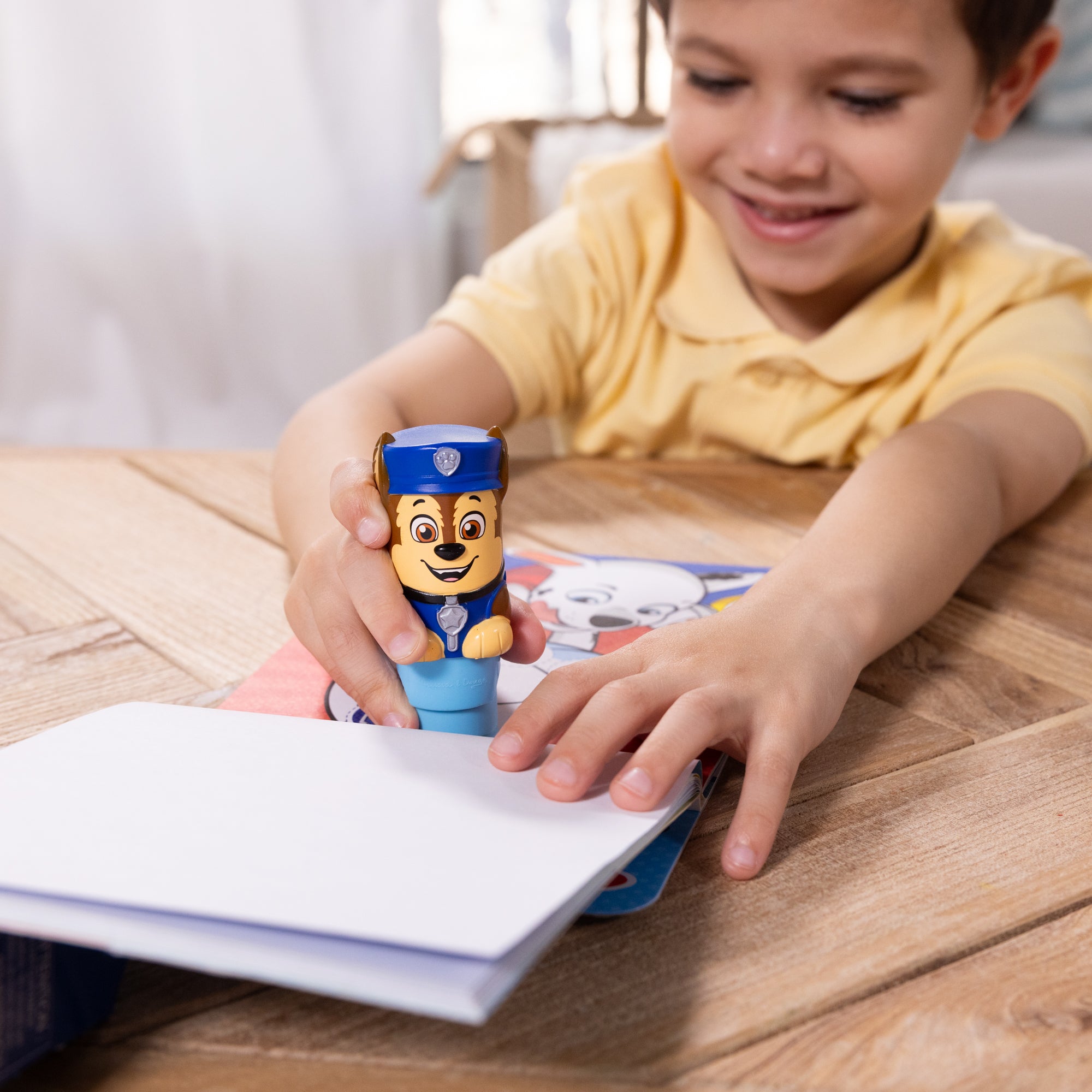 Melissa & Doug Sticker WOW!? PAW Patrol Chase Bundle: Activity Pad & Sticker Stamper + Mini Activity Pad and 200 Refill Stickers - Image 7
