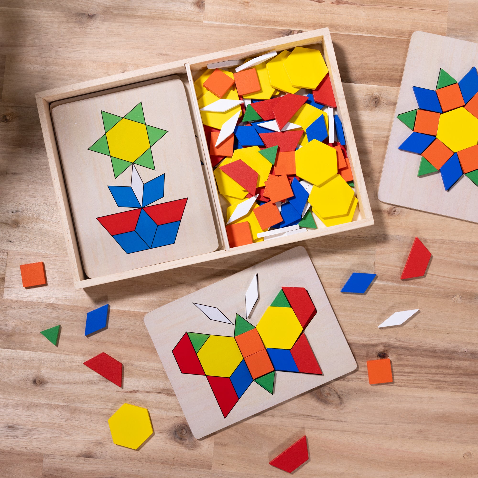 Melissa & Doug Pattern Blocks and Boards - Image 9