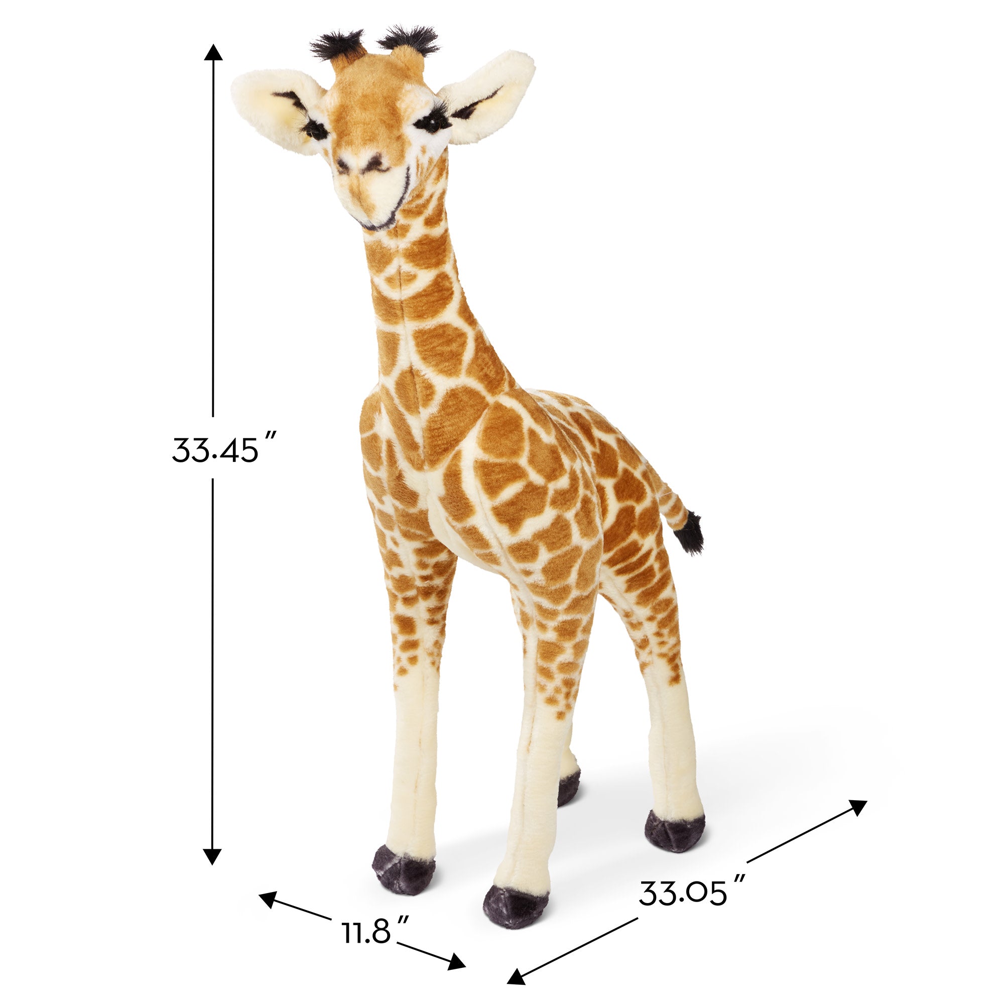 Melissa & Doug Lifelike Plush Baby Giraffe - Image 4