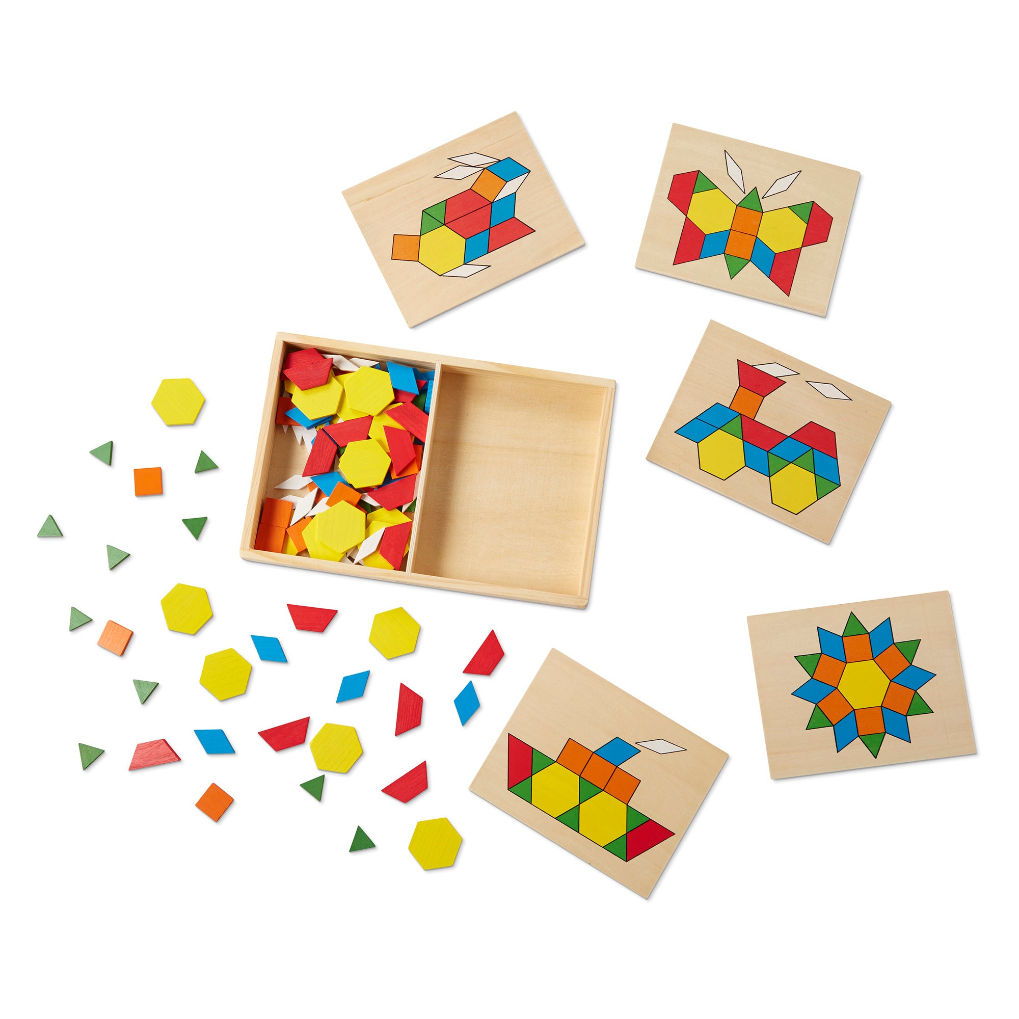 Melissa & Doug Pattern Blocks and Boards - Image 2