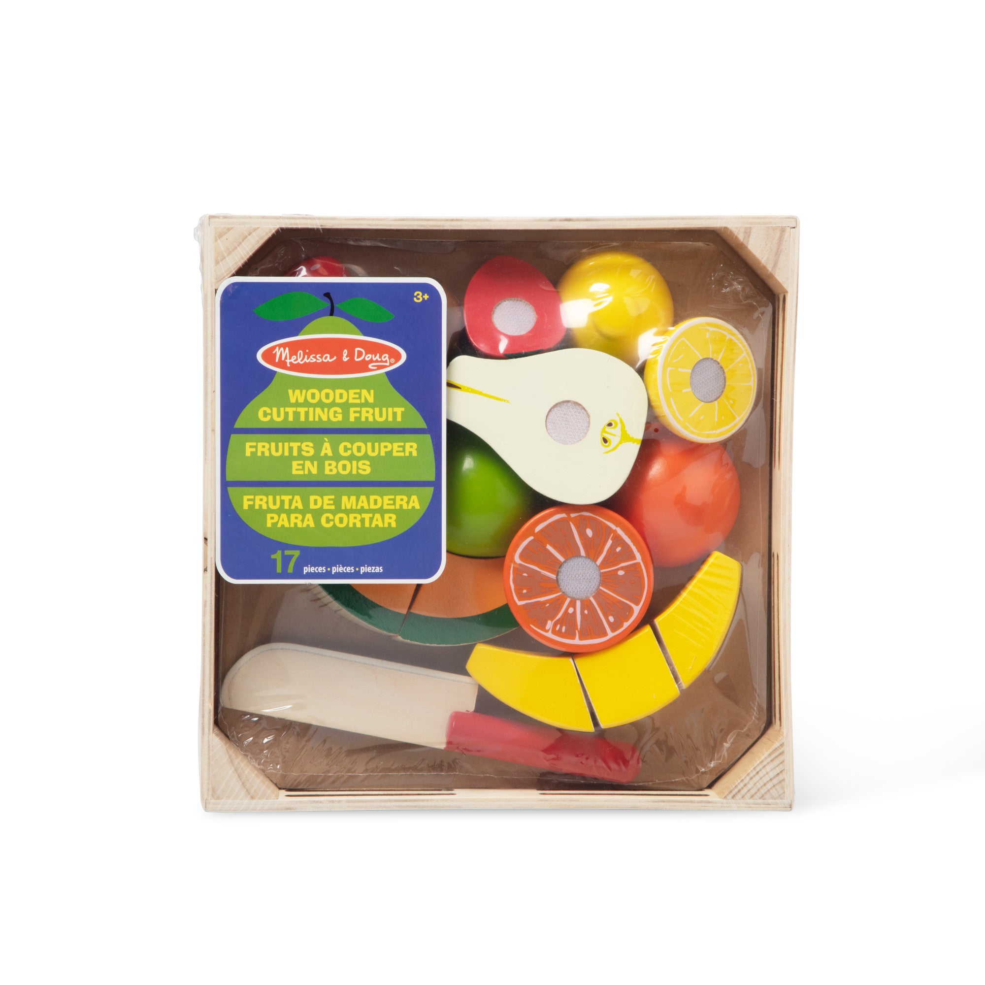 Melissa & Doug Wooden Cutting Fruit Play Food - Image 3