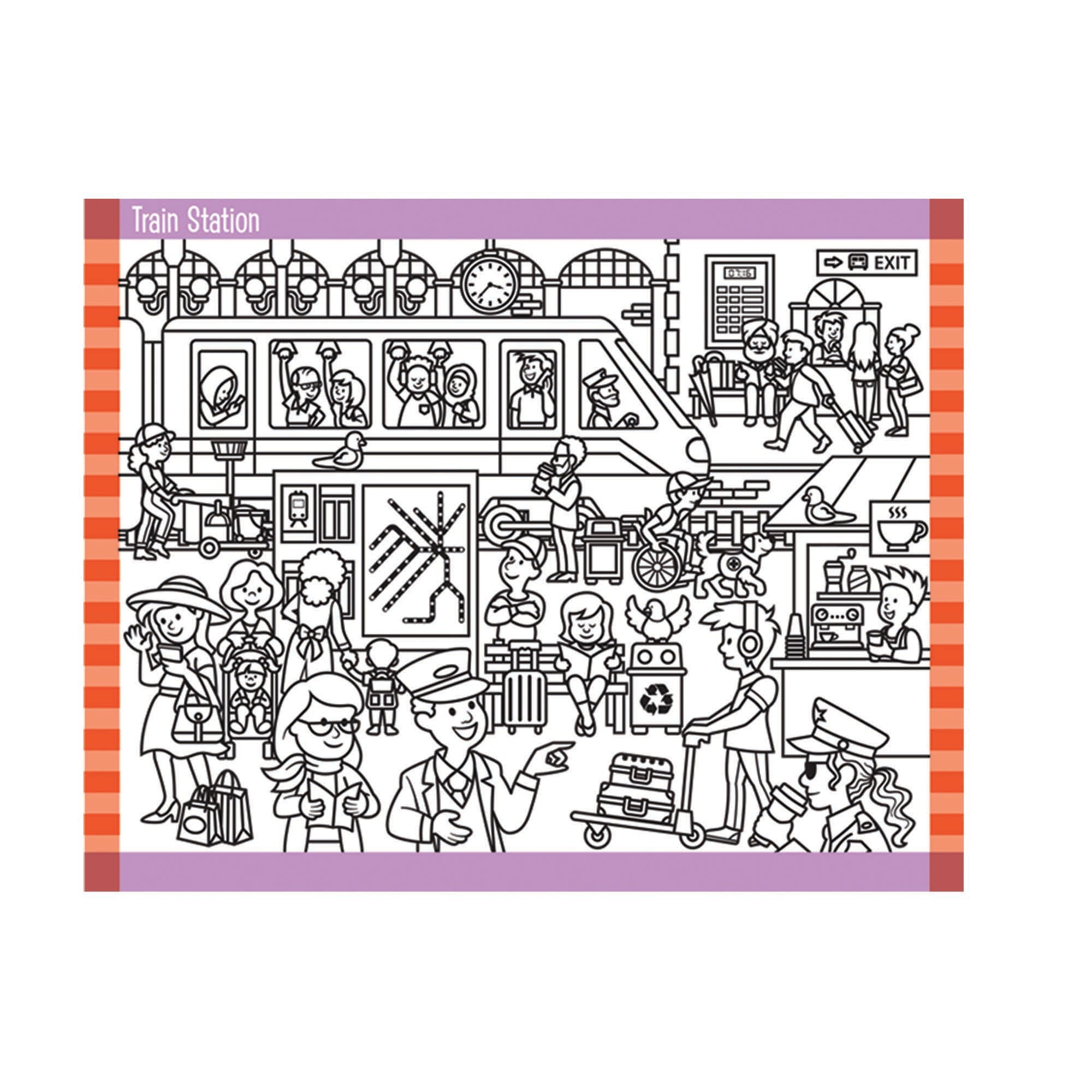 Melissa & Doug Seek & Find Sticker Pad ?C Around Town - Image 9