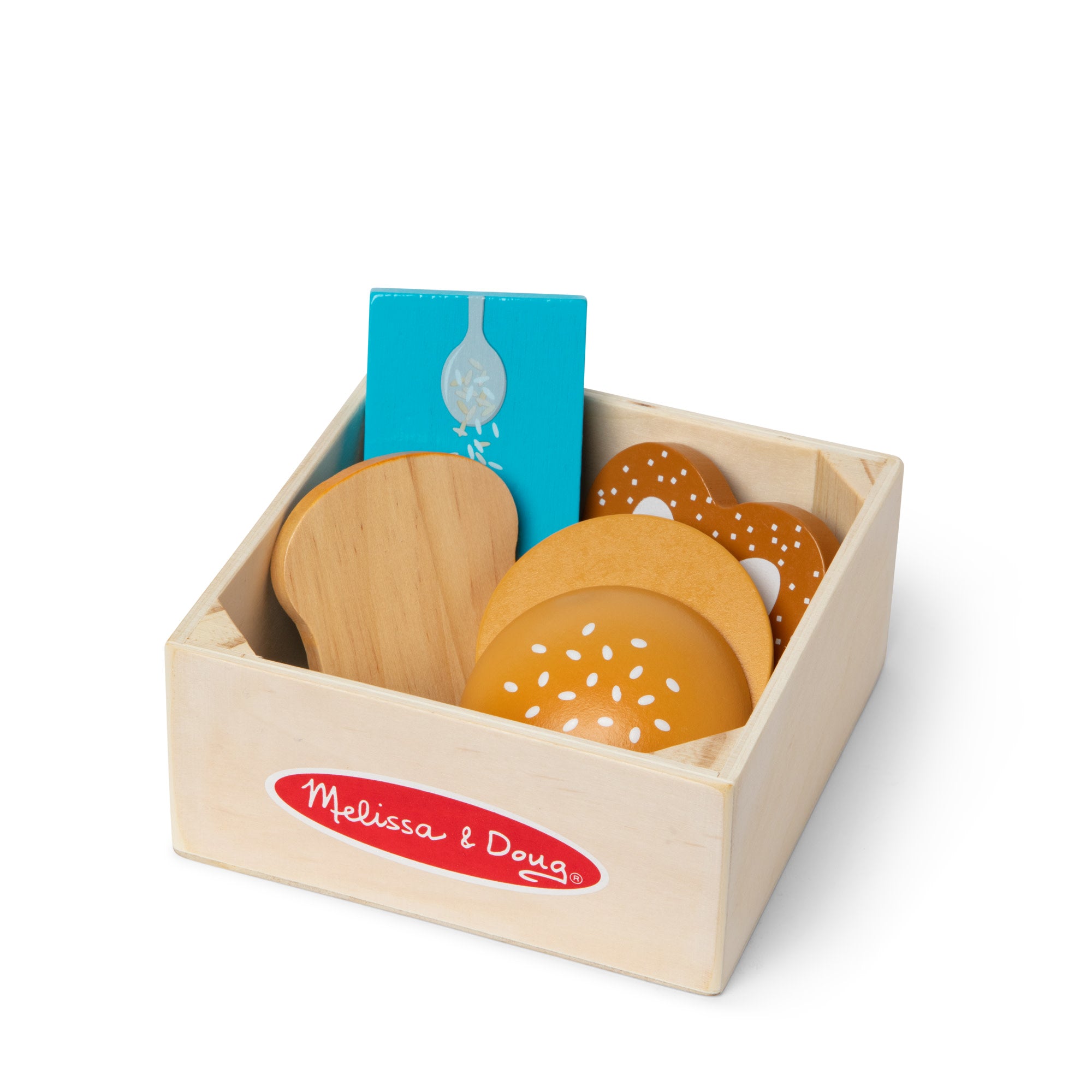 Melissa & Doug Wooden Food Groups Play Set ?C Grains
