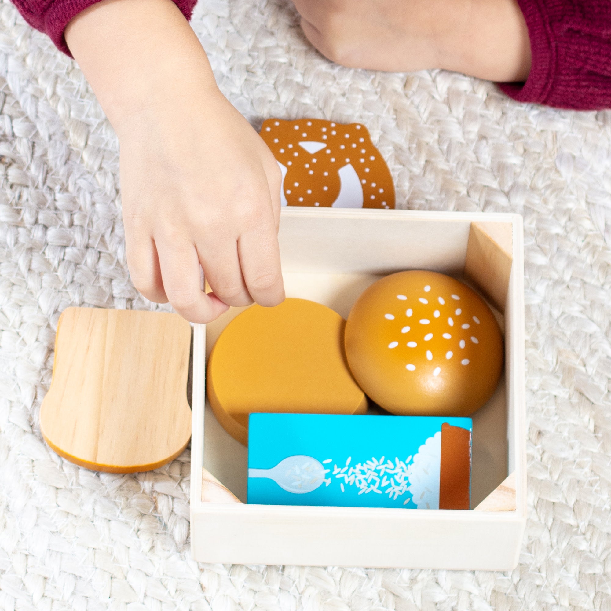 Melissa & Doug Wooden Food Groups Play Set ?C Grains - Image 2