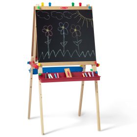 Melissa & Doug Deluxe Wooden Standing Art Easel