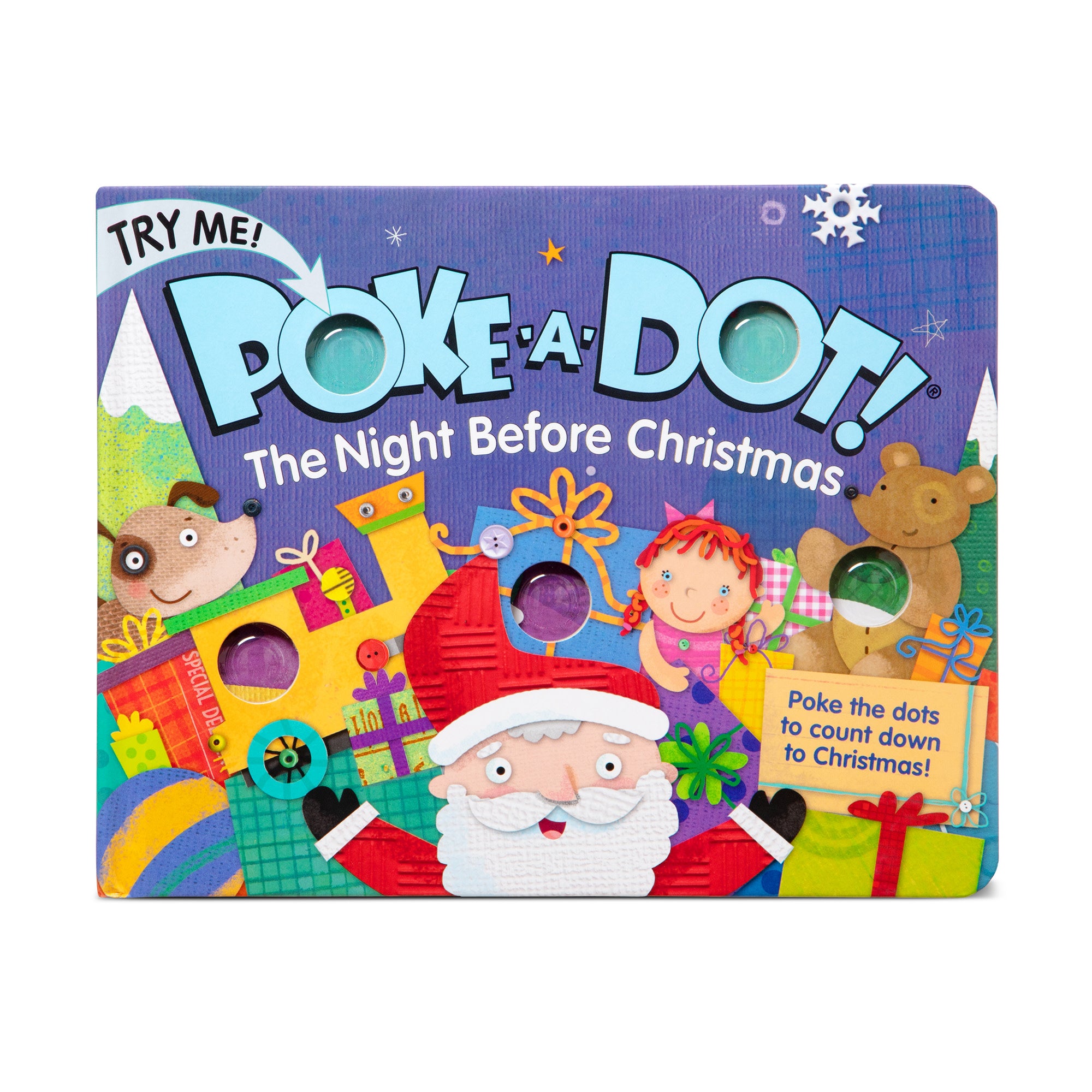 Melissa & Doug Poke-a-Dot: The Night Before Christmas Board Book - Image 3
