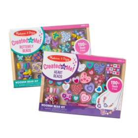 Melissa & Doug Sweet Hearts and Butterfly Friends Bead Set Bundle