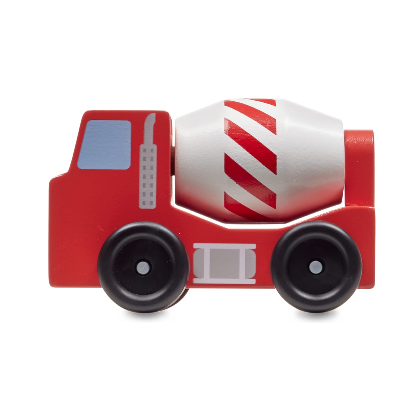 Melissa & Doug Classic Wooden Toy Construction Vehicle Set - Image 7