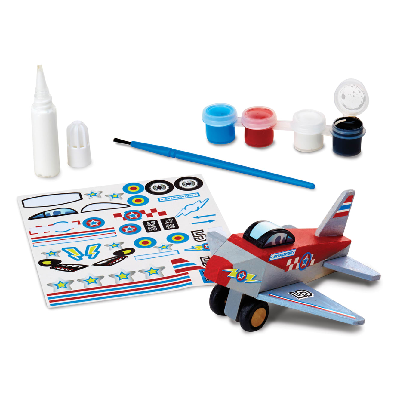 Melissa & Doug Decorate-Your-Own Wooden Plane - Image 4