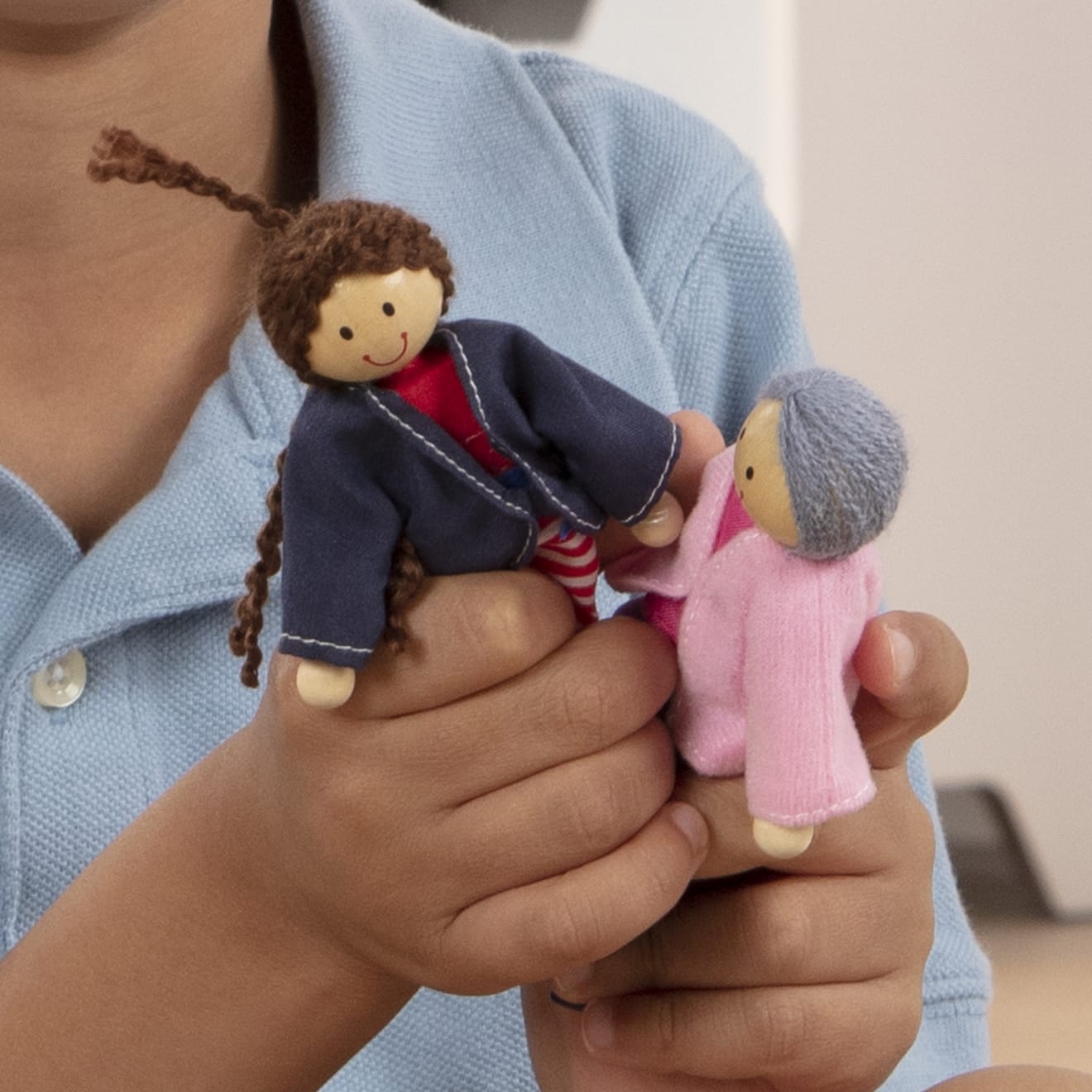 Melissa & Doug Wooden Doll Family - Image 6