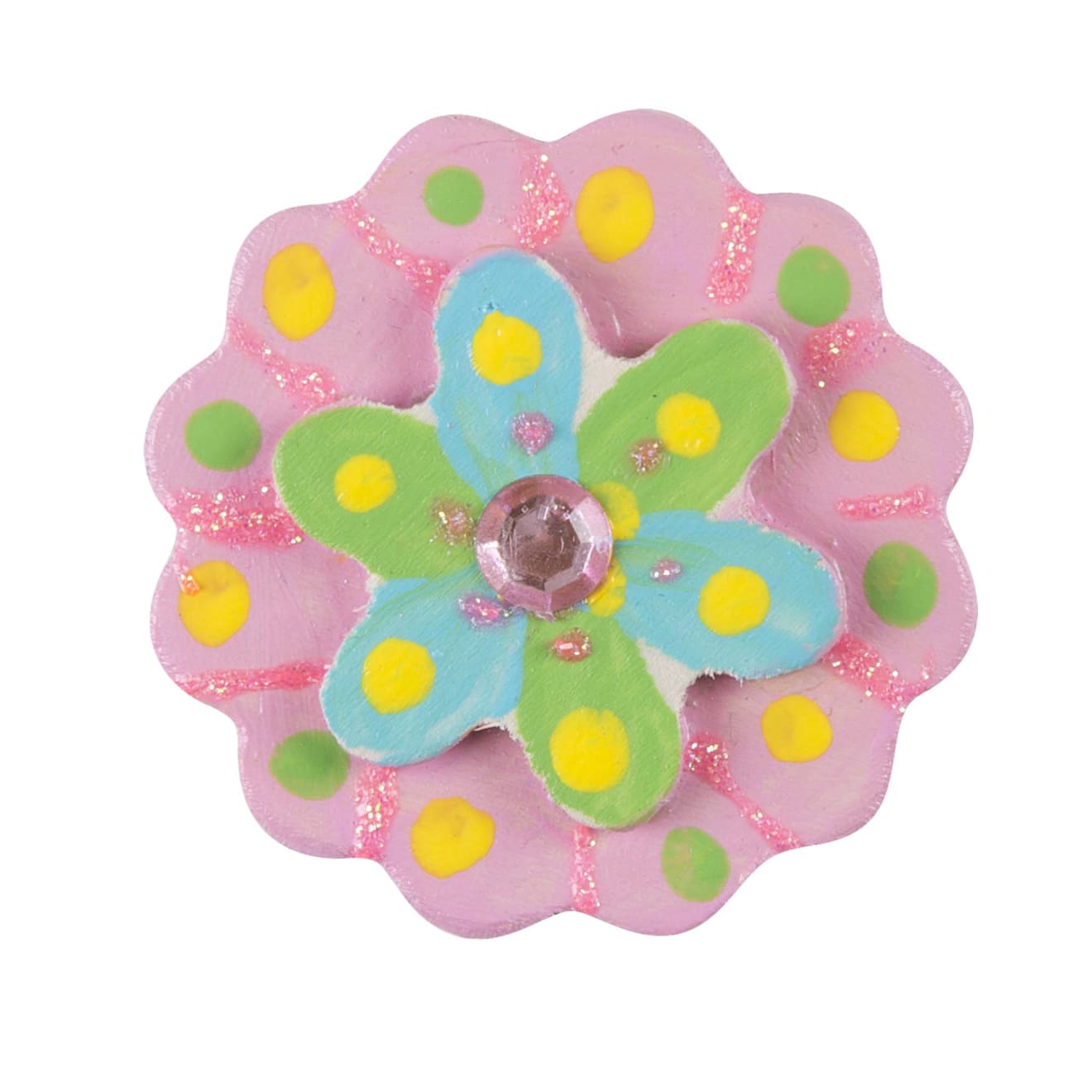 Melissa & Doug Created by Me! Flower Magnets Wooden Craft Kit - Image 9