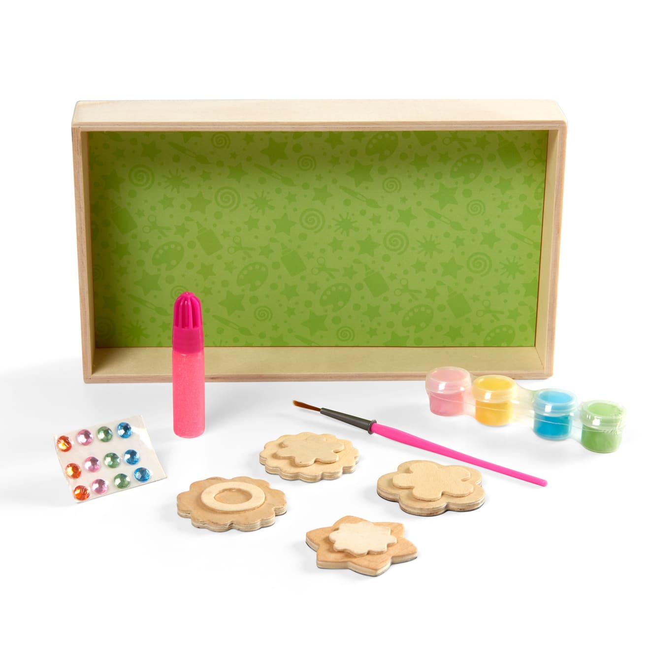Melissa & Doug Created by Me! Flower Magnets Wooden Craft Kit - Image 3
