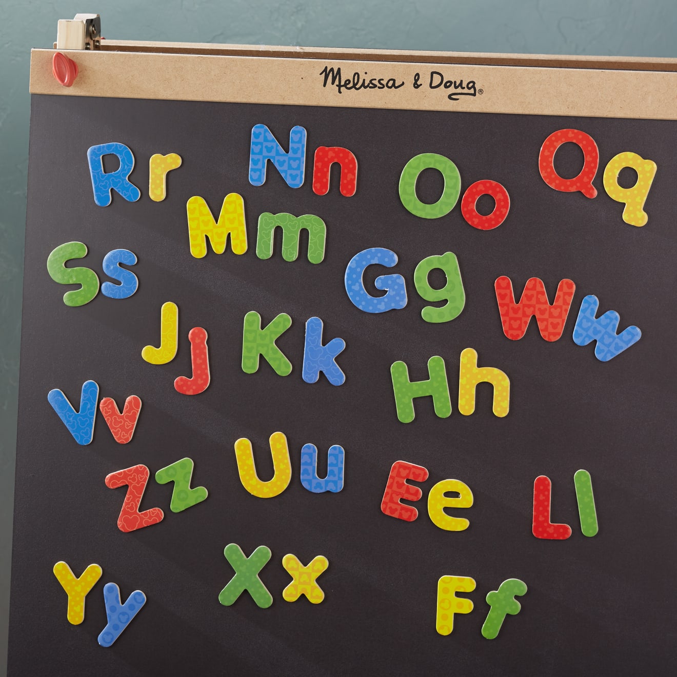 Melissa & Doug Disney Mickey & Friends Wooden Alphabet Magnets - Image 8