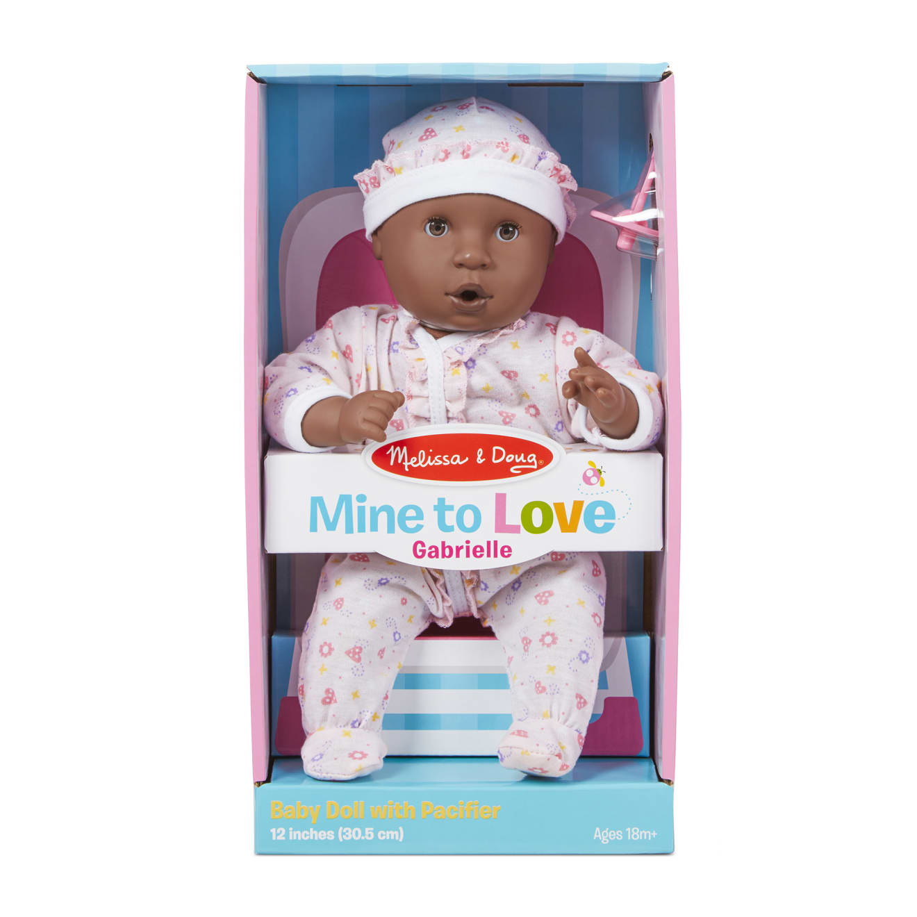 Melissa & Doug Mine to Love - Gabrielle 12" Baby Doll - Image 3